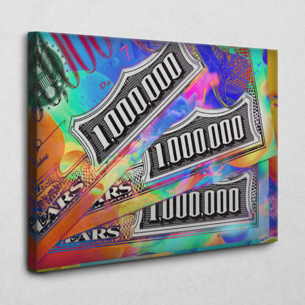 BE100 One Million (Neon) 40 x 30 cm