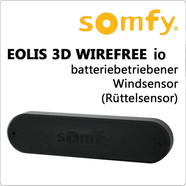 Somfy SOMFY EOLIS 3D WireFree IO Funkwindsensor (schwarz)