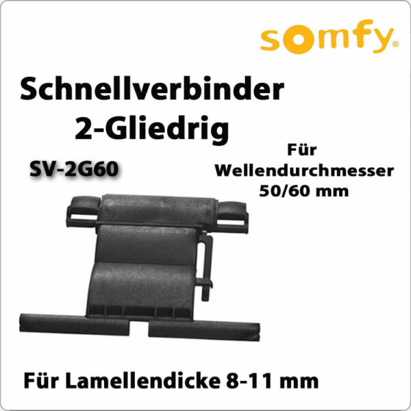 SOMFY Schnellverbinder SV-2G60