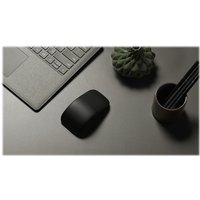 Microsoft Surface Arc Maus - Maus - optisch - 2 Tasten - drahtlos - Bluetooth 4.0 - Schwarz