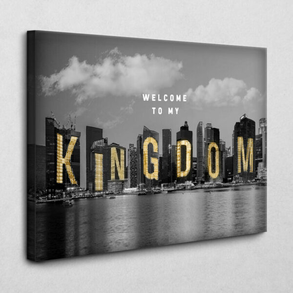 BE100 Welcome to my Kingdom (Black Edition) 40 x 30 cm