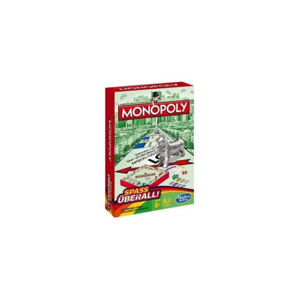 Hasbro Spiel, Familienspiel HASD1000 - Monopoly: Kompakt - Brettspiel, für 2-4...