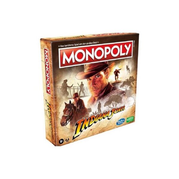 Hasbro Spiel, Familienspiel HASD1024 - Monopoly Indiana Jones, Brettspiel, für 2-6...