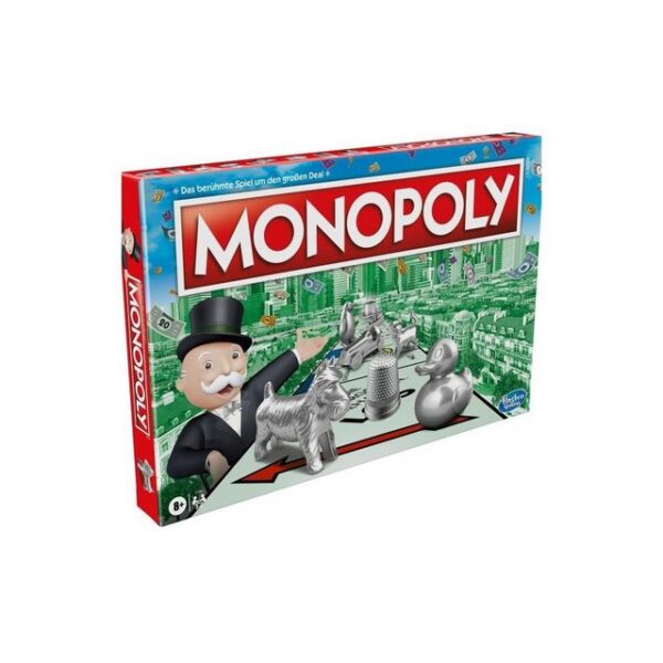 Hasbro Spiel, Familienspiel HASD1028 - Monopoly Classic, Brettspiel, 2-6 Spieler ab...