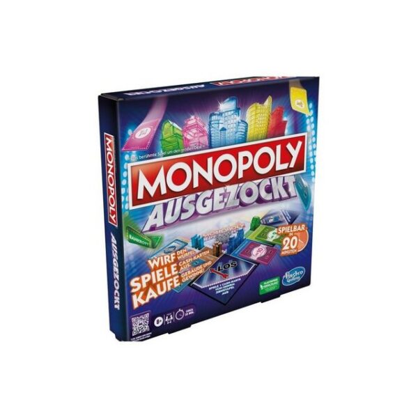 Hasbro Spiel, Familienspiel HASD1030 - Monopoly Ausgezockt, Brettspiel, für 2-4...