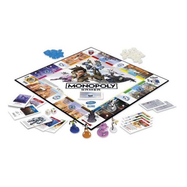 Hasbro Spiel, Gesellschaftsspiel Monopoly Overwatch Collector's Edition, Das weltberühmte Monopoly Brettspiel für alle Overwatch-Fans