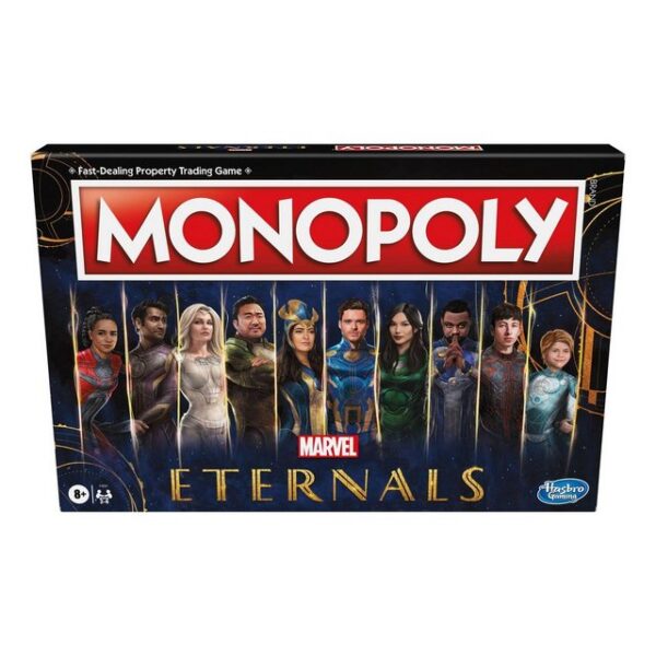 Hasbro Spiel, The Eternals Brettspiel Monopoly Englische Version