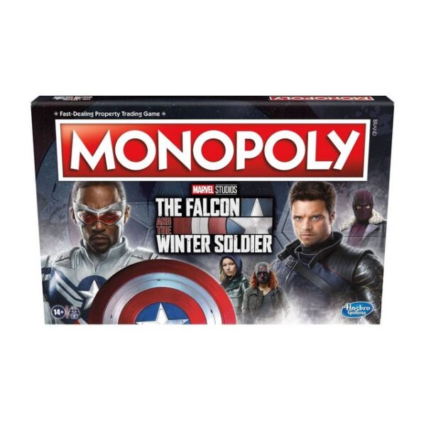 Hasbro Spiel, The Falcon and the Winter Soldier Monopoly Englisc