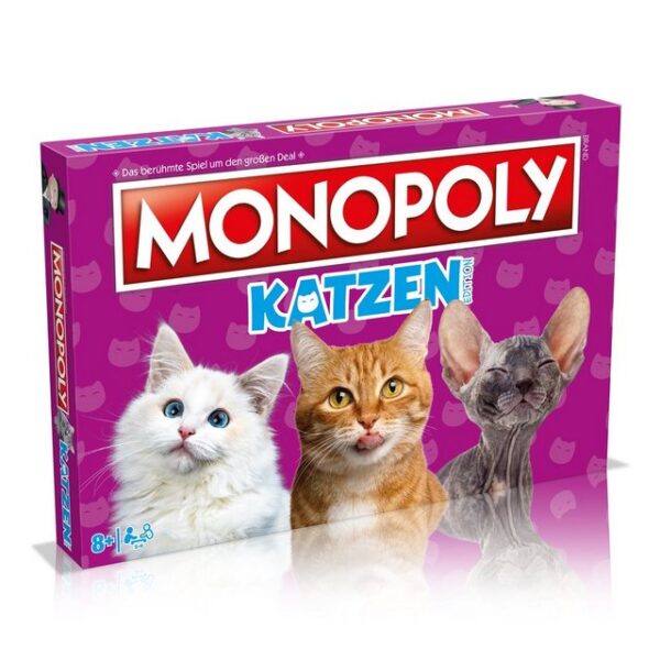 Winning Moves Spiel, Brettspiel Monopoly - Katzen