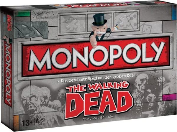 Winning Moves Spiel, Brettspiel Monopoly The Walking Dead Survival Edition