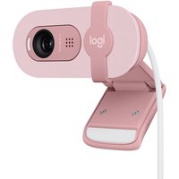 Logitech Brio 100 Full HD-Webcam Rosé – inkl. Beleuchtungskorrektur