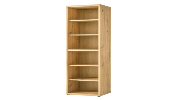 Die Möbelfundgrube Bücherregal Artisan Eiche 82 x 215 cm 6 Ablagefächer - RILEGA