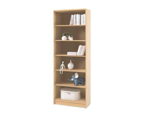 Die Möbelfundgrube Bücherregal Standregal Buche  72 x 198 cm - 5 Einlegeböden - OPTIMUS