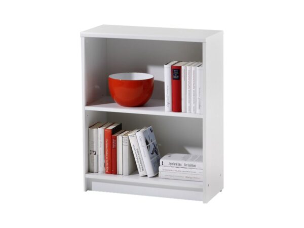 Die Möbelfundgrube Bücherregal Standregal weiß 60 x 78 cm - 1 Einlegeboden - LILLY