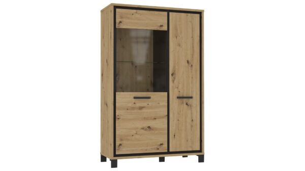 Die Möbelfundgrube Highboard mit 2 Türen Artisan Eiche 161 cm - TRONDHEIM