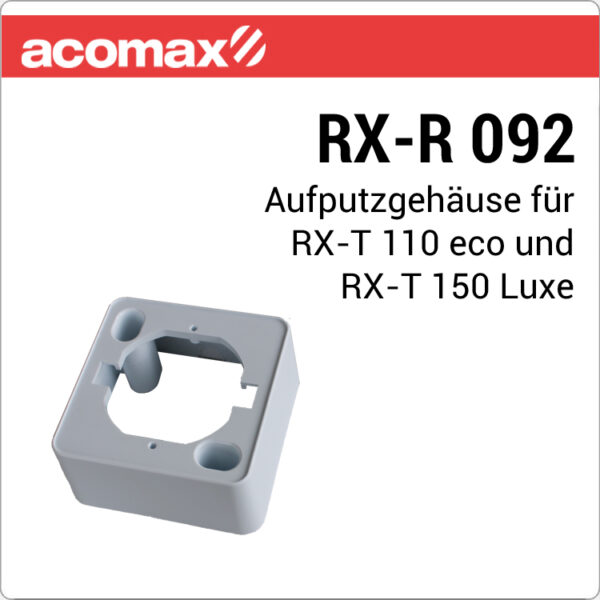 ACOMAX RX-R 092 Aufputzrahmen 1-fach a. P.