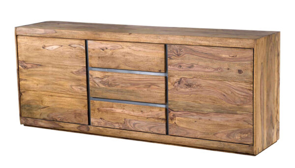 Massivart Sideboard Sheesham massiv gebeizt 187 cm - SENSO