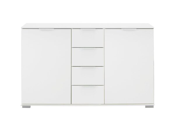 Die Möbelfundgrube Sideboard weiß 130 cm mit 2 Türen - EASY PLUS