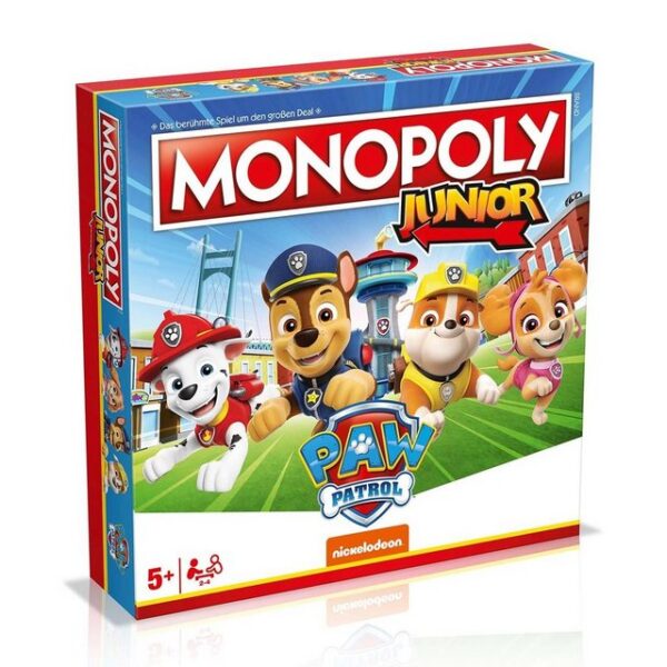 Winning Moves Spiel, Brettspiel Monopoly Junior - Paw Patrol