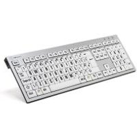 Logickeyboard XLPrint - USB - Büro - QWERTY - UK Englisch - Verkabelt - PC / Server (LKB-LPRNTBW-AJPU-UK)