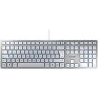 Cherry KC 6000 Slim Keyboard USB silber