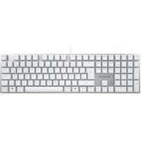 CHERRY KC 200 MX – MX2A Brown/Tactile – Kabelgebundene Tastatur, Weiß/Silber