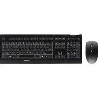 Cherry B.Unlimited 3.0 AES Maus-Tastaturkombination USB kabellos DE schwarz