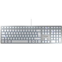 Cherry KC 6000 Slim Keyboard USB silber