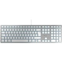 Cherry KC 6000C für Mac USB-C Tastatur US-Layout silber