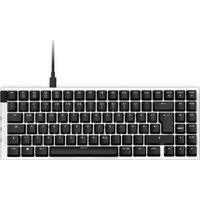 NZXT Function MiniTKL Tastatur USB QWERTZ Deutsch Schwarz - Weiß (KB-175DE-WR) (geöffnet)