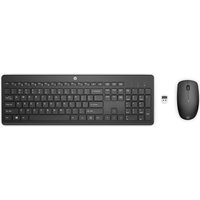 HP 230 Tastatur RF Wireless QWERTY Englisch Schwarz (18H24AA#ABB)