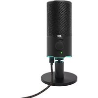 JBL Quantum Stream USB-Mikrofon mit zweifachem Kondensator für Streaming schwarz