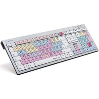 Logickeyboard Avid Pro Tools Tastatur USB QWERTZ Deutsch Schwarz - Silber (LKB-PT-AJPU-DE)