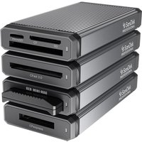 SanDisk PRO-READER CFast – CFast – 10000 Mbit/s – Aluminium – macOS 10.13+ Windows 10+ – 60 mm – 19 mm (SDPR2E8-0000-GBAND)