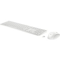 HP 655 - Tastatur-und-Maus-Set - kabellos - 2.4 GHz - QWERTZ - Deutsch - weiß (860P8AA#ABD)