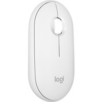 Logitech Pebble 2 M350s - Maus - optisch - 3 Tasten - kabellos - Bluetooth 5.2 LE - tonal white