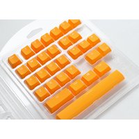 Ducky Rubber Keycap Set, 31 Tasten, Double-Shot, gummiert, für Backlight - orange (DKSA31-USRDYNNO1)