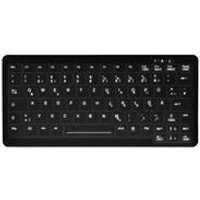 Active Key MedicalKey AK-C4110 - Tastatur - Desinfektionstuch - USB - QWERTZ - Deutsch - Schwarz (AK-C4110F-U1-B/GE)