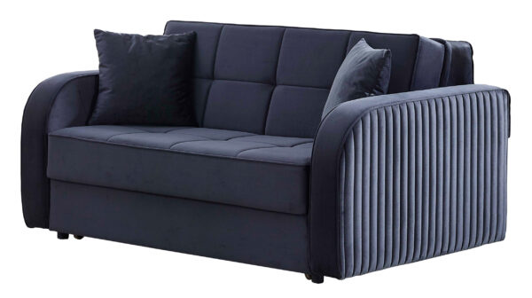 Die Möbelfundgrube Schlafsofa anthrazit Microfaser - 162 cm - FREDERICO