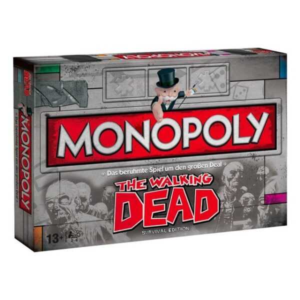 Winning Moves Spiel, Monopoly The Walking Dead (Survival Edition)