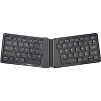 Targus AKF003FR Tastatur RF Wireless + Bluetooth AZERTY Französisch Schwarz (AKF003FR)