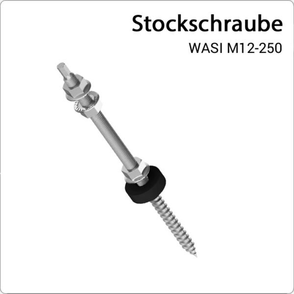 WASI Stockschraube WASI STOCK-M12x250