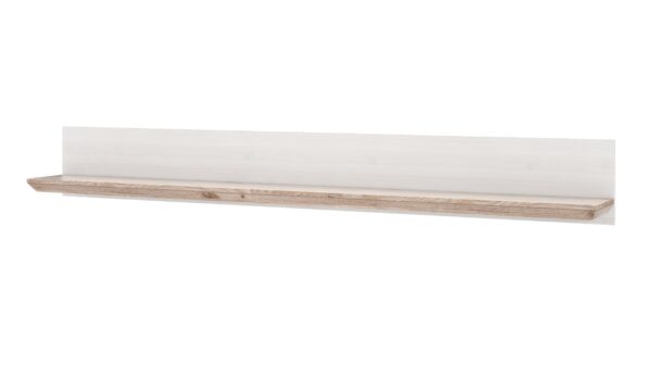 Die Möbelfundgrube Wandboard Schneeeiche 205 cm Wandregal - ILOPPA