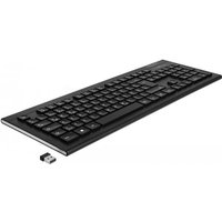 DeLOCK 12671 Tastatur RF Wireless QWERTZ Deutsch Schwarz (12671)