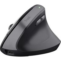 Trust TM-270 – Maus – ergonomisch – Für Rechtshänder – optisch – 6 Tasten – kabellos – 2.4 GHz – kabelloser Empfänger (USB) – Schwarz (25371)