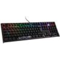 Ducky One 2 RGB PBT Gaming Tastatur, MX-Blue, RGB LED – schwarz