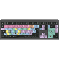 Logickeyboard LKB-FCPX10-A2M-UK Tastatur USB QWERTY UK Englisch Schwarz (LKB-FCPX10-A2M-UK)