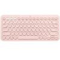 Logitech K380 Multi-Device Tastatur Bluetooth QWERTZ Deutsch Pink