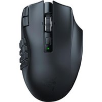 Razer Naga V2 HyperSpeed - Maus - ergonomisch - Für Rechtshänder - optisch - 21 Tasten - kabellos - Bluetooth