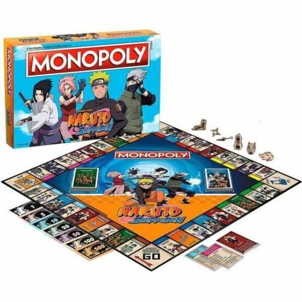 Eleven Force Spiel, Monopoly Hasbro Naruto Shippuden Sprache: Spanisch